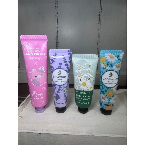 Tonymoly Other - Tonymoly Squishmallows Omyaya Cristalbox Hand Cream Bundle Strawberry Lavender